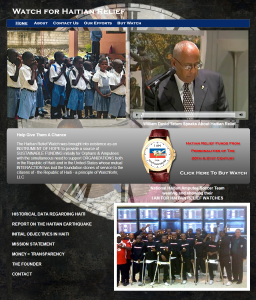 Watches for Hatian Relief